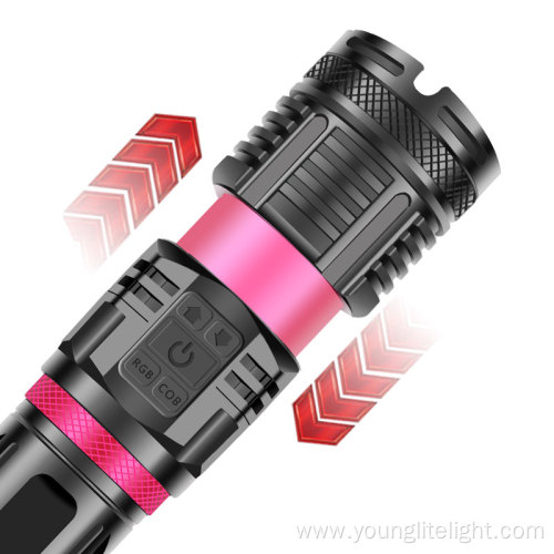 Powerful Rechargeable P90 Tactical LED Flashlight